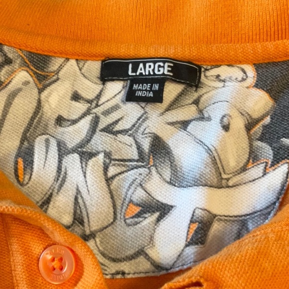 Source Unknown Orange Polo Shirt Vibrant Casual Design - Picture 3 of 5